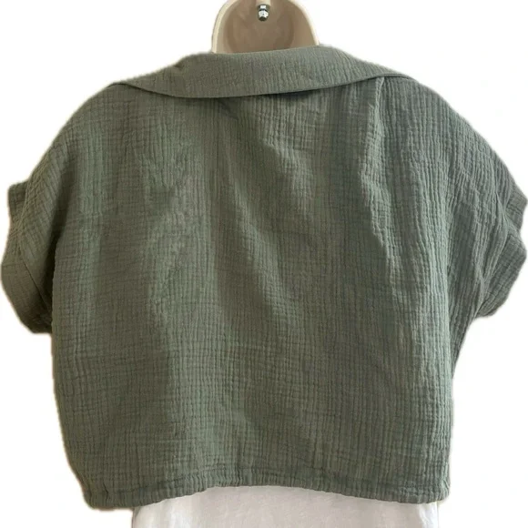 Altar’d State Green Cropped Top (XS) - Picture 2 of 6